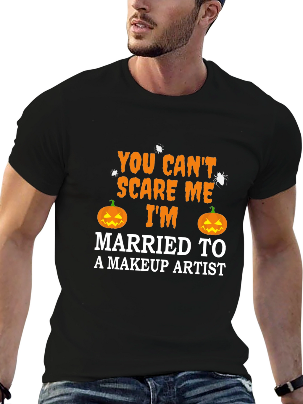 Halloween Married to a Makeup Artist Graphic T-Shirt