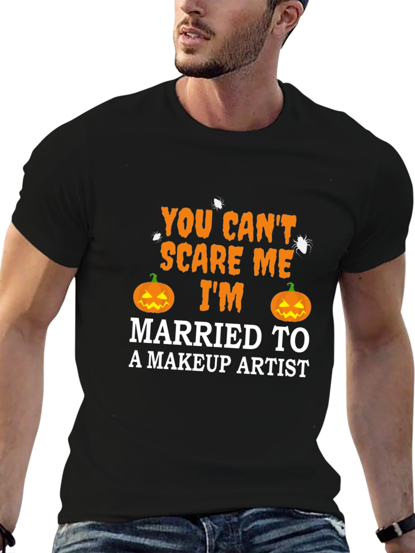 Halloween Married to a Makeup Artist Graphic T-Shirt