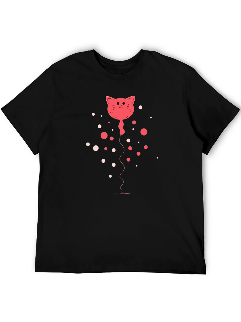 Cat Balloon Graphic Tee - Fun & Unique!