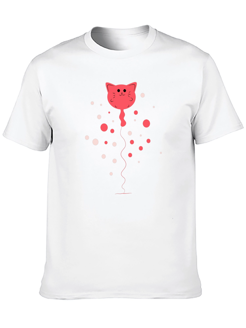 Cat Balloon Graphic Tee - Fun & Unique!