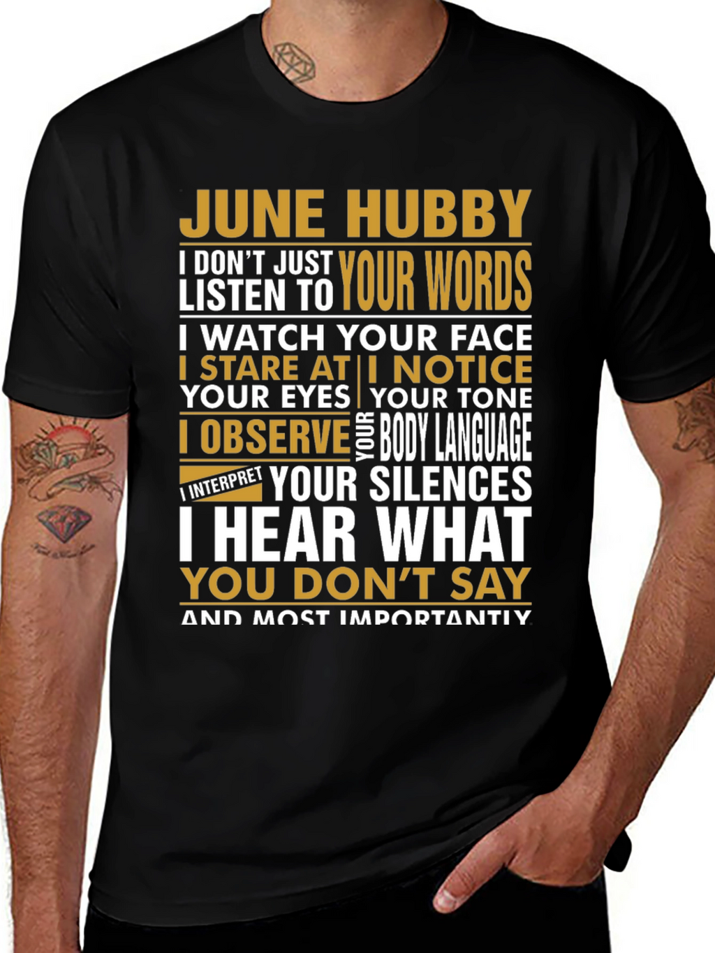 June Hubby Graphic T-Shirt - Husband Appreciation Tee