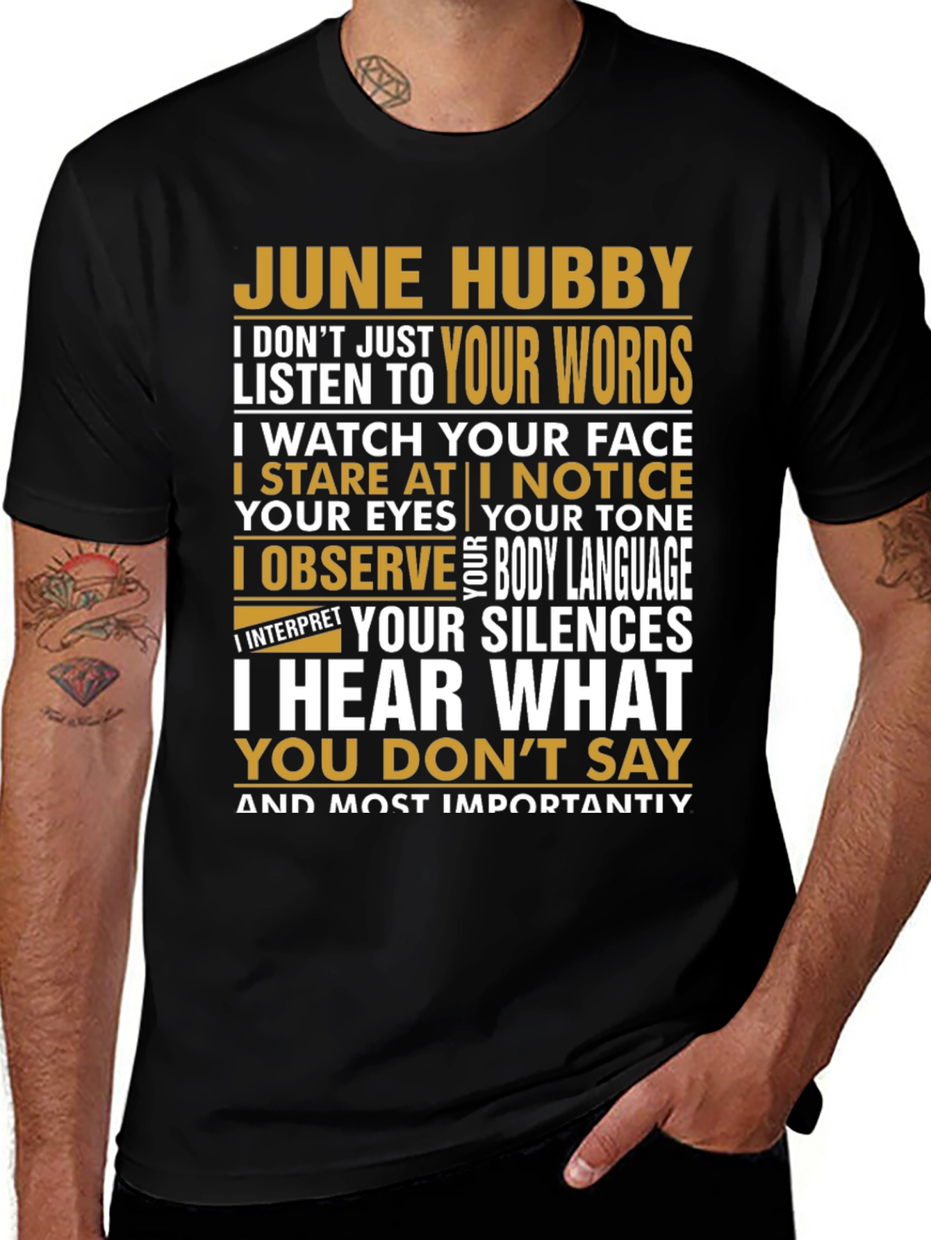 June Hubby Graphic T-Shirt - Husband Appreciation Tee