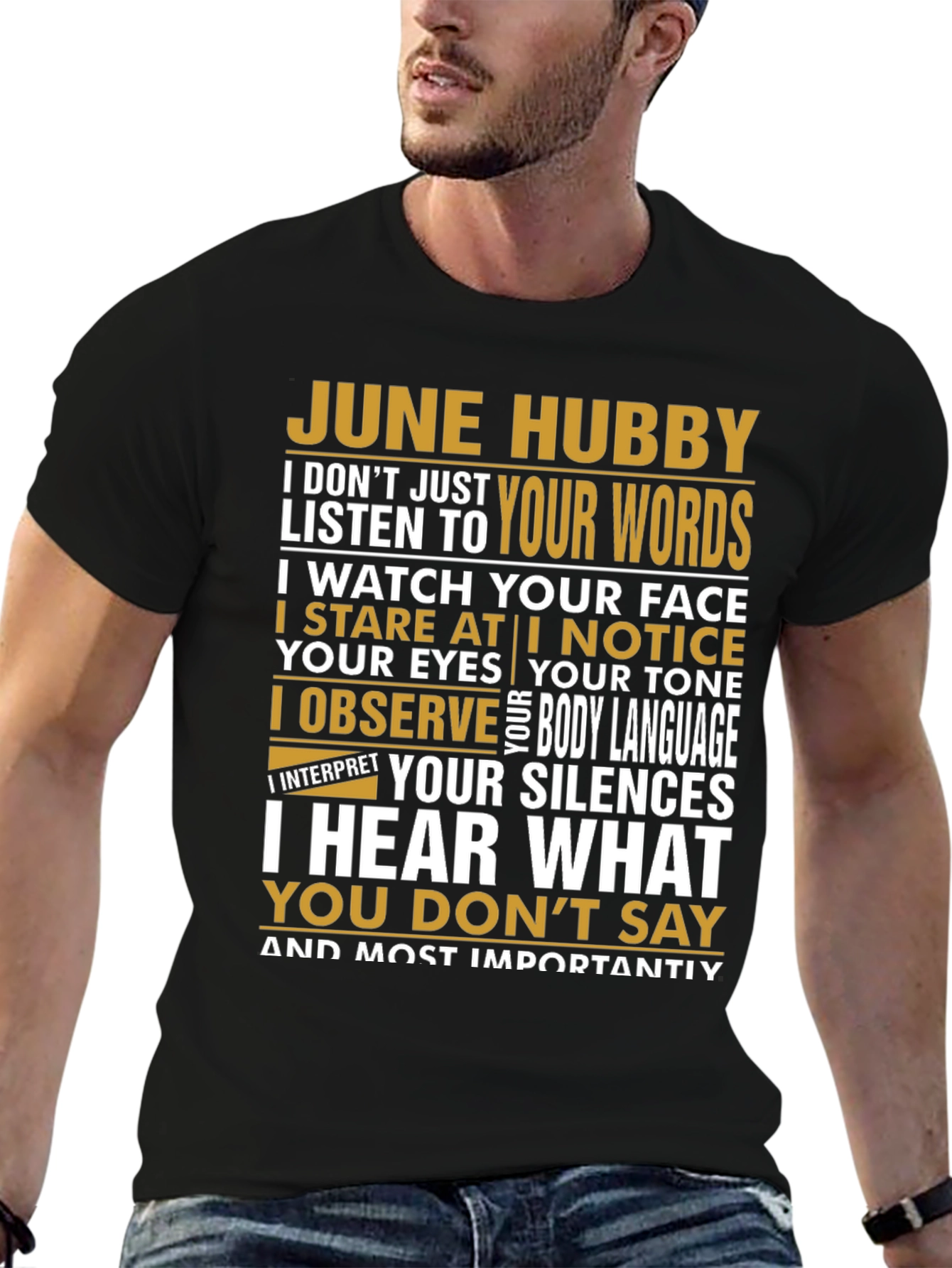 June Hubby Graphic T-Shirt - Husband Appreciation Tee