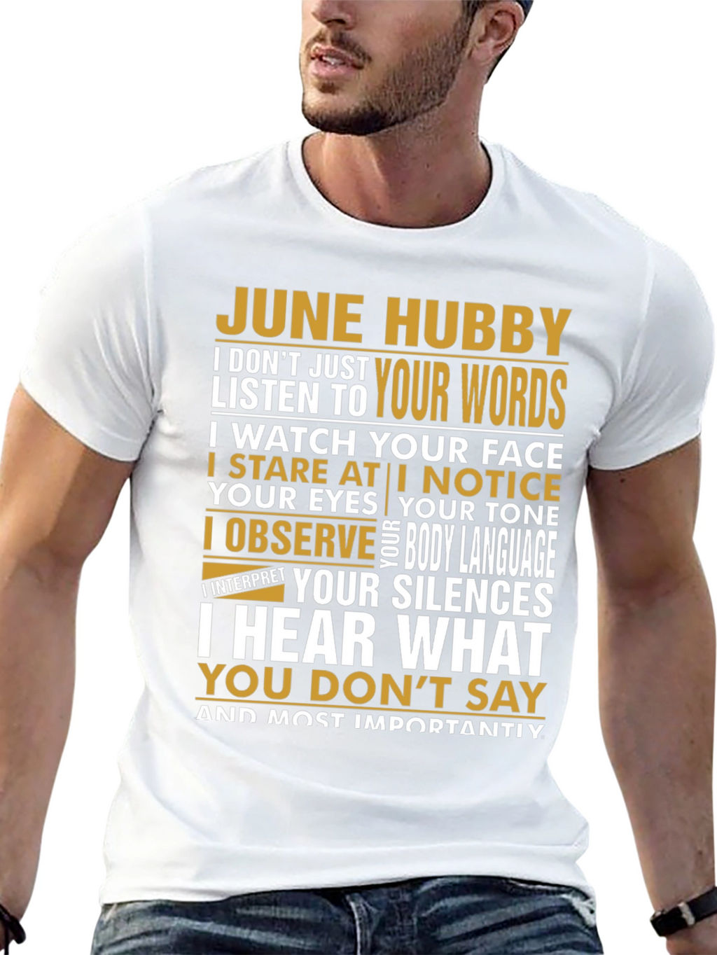 June Hubby Graphic T-Shirt - Husband Appreciation Tee