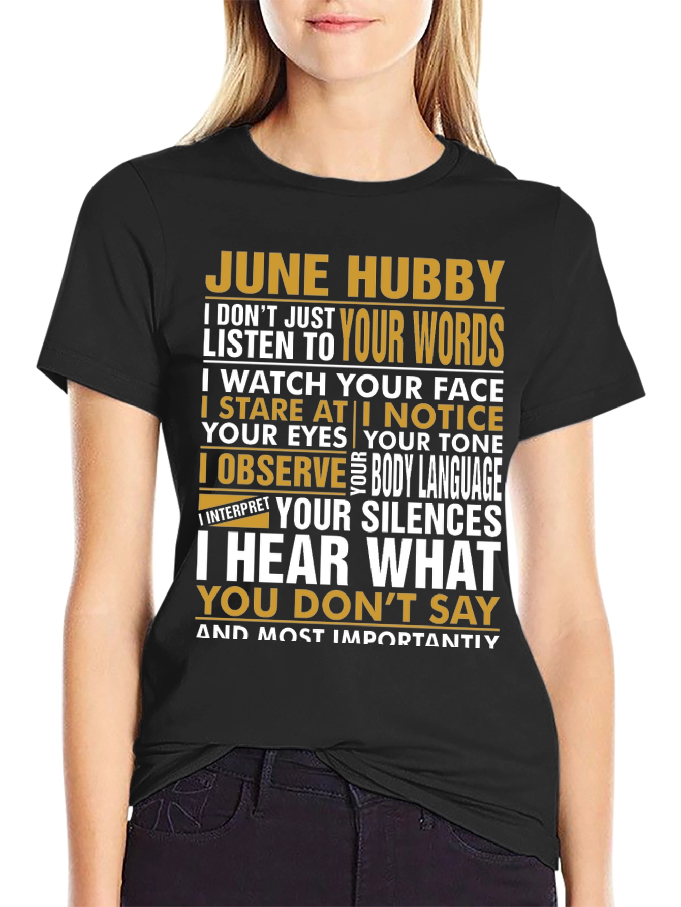 June Hubby Graphic T-Shirt - Husband Appreciation Tee
