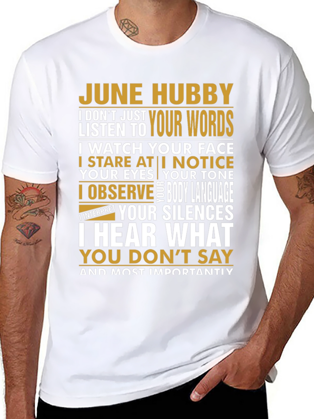 June Hubby Graphic T-Shirt - Husband Appreciation Tee