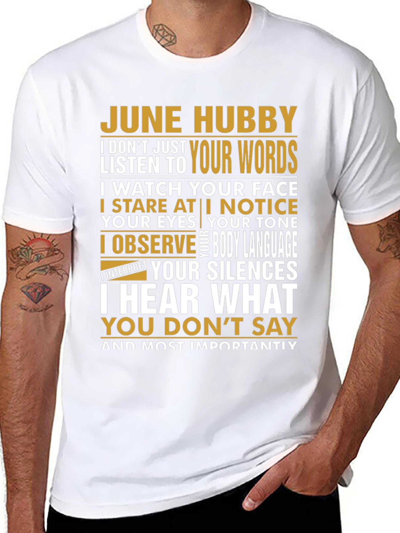 June Hubby Graphic T-Shirt - Husband Appreciation Tee