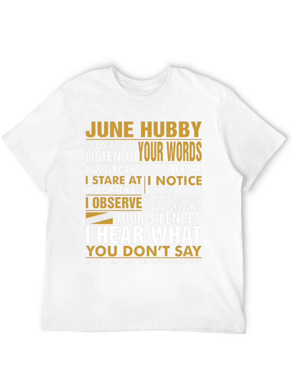 June Hubby Graphic T-Shirt - Husband Appreciation Tee