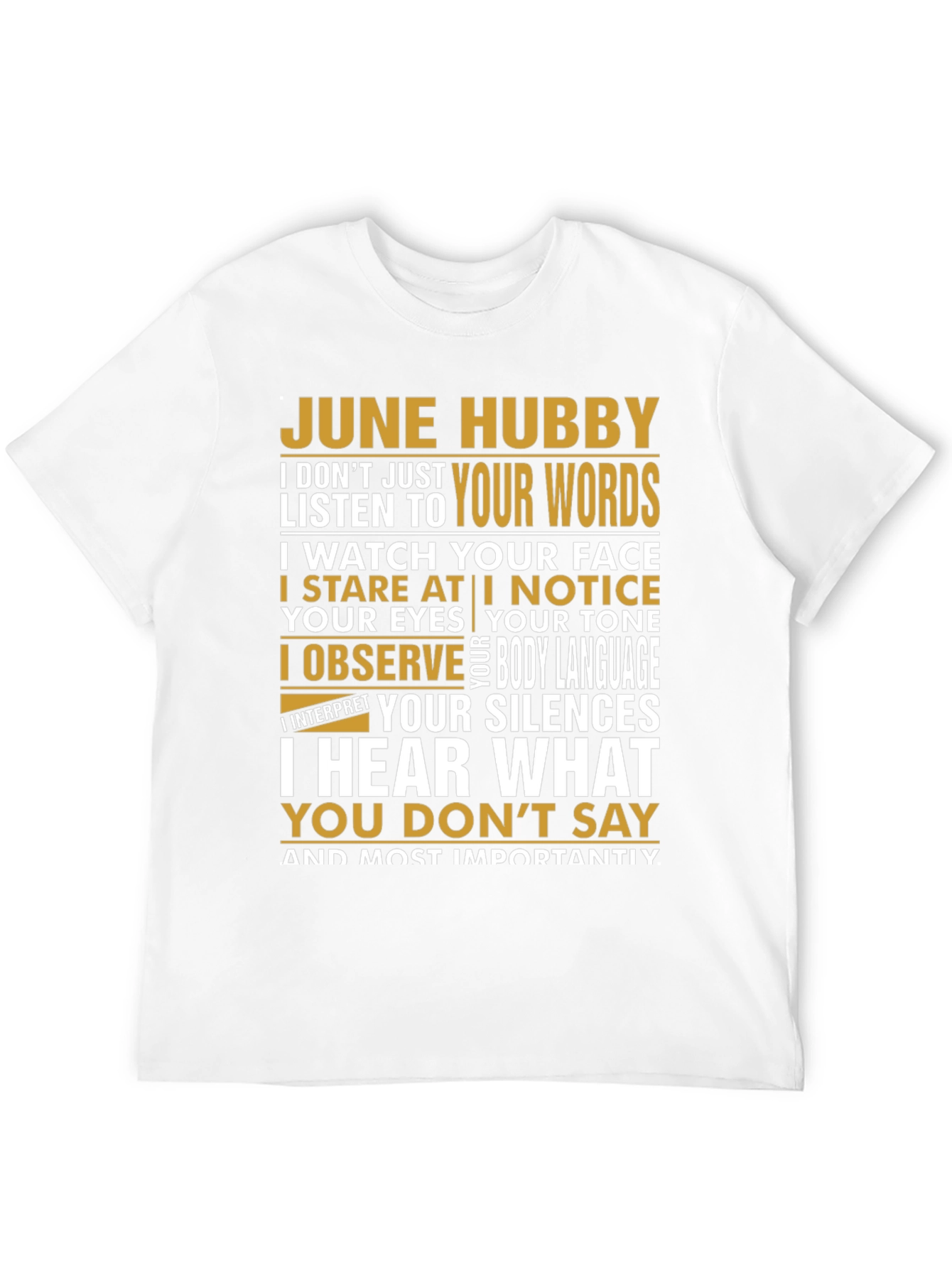 June Hubby Graphic T-Shirt - Husband Appreciation Tee