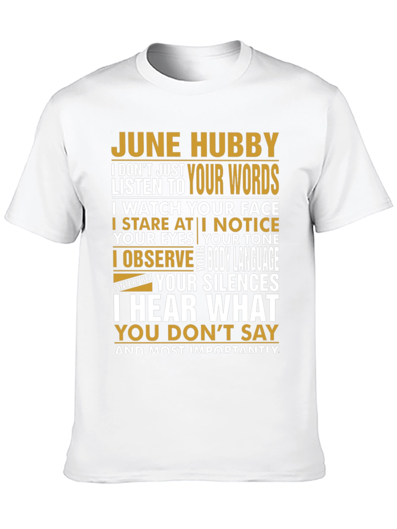 June Hubby Graphic T-Shirt - Husband Appreciation Tee