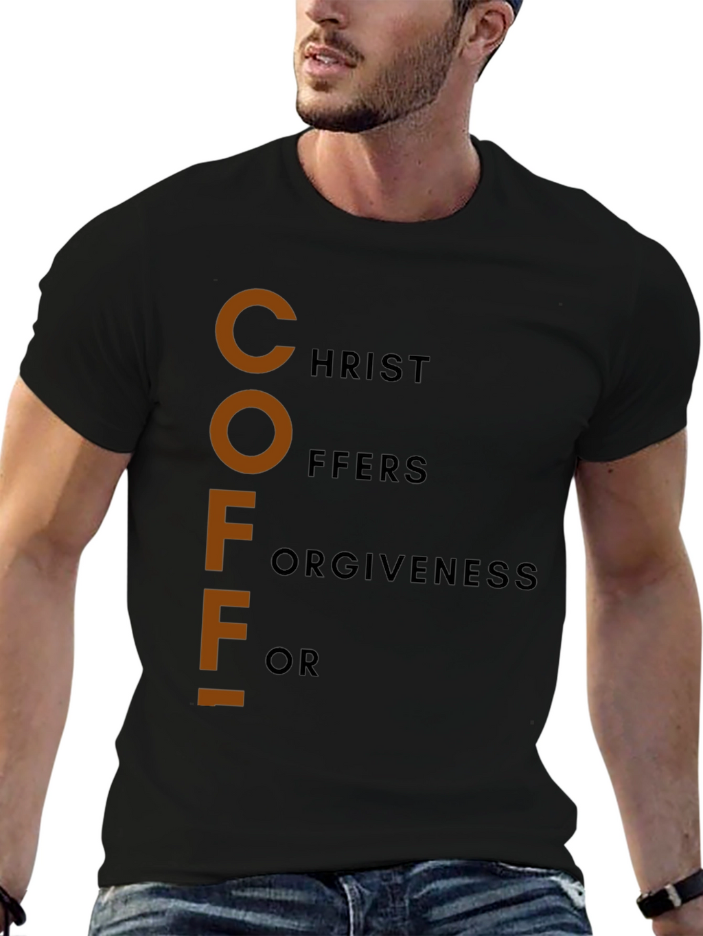 Christ Offers Forgiveness T-Shirt - Christian Faith Tee