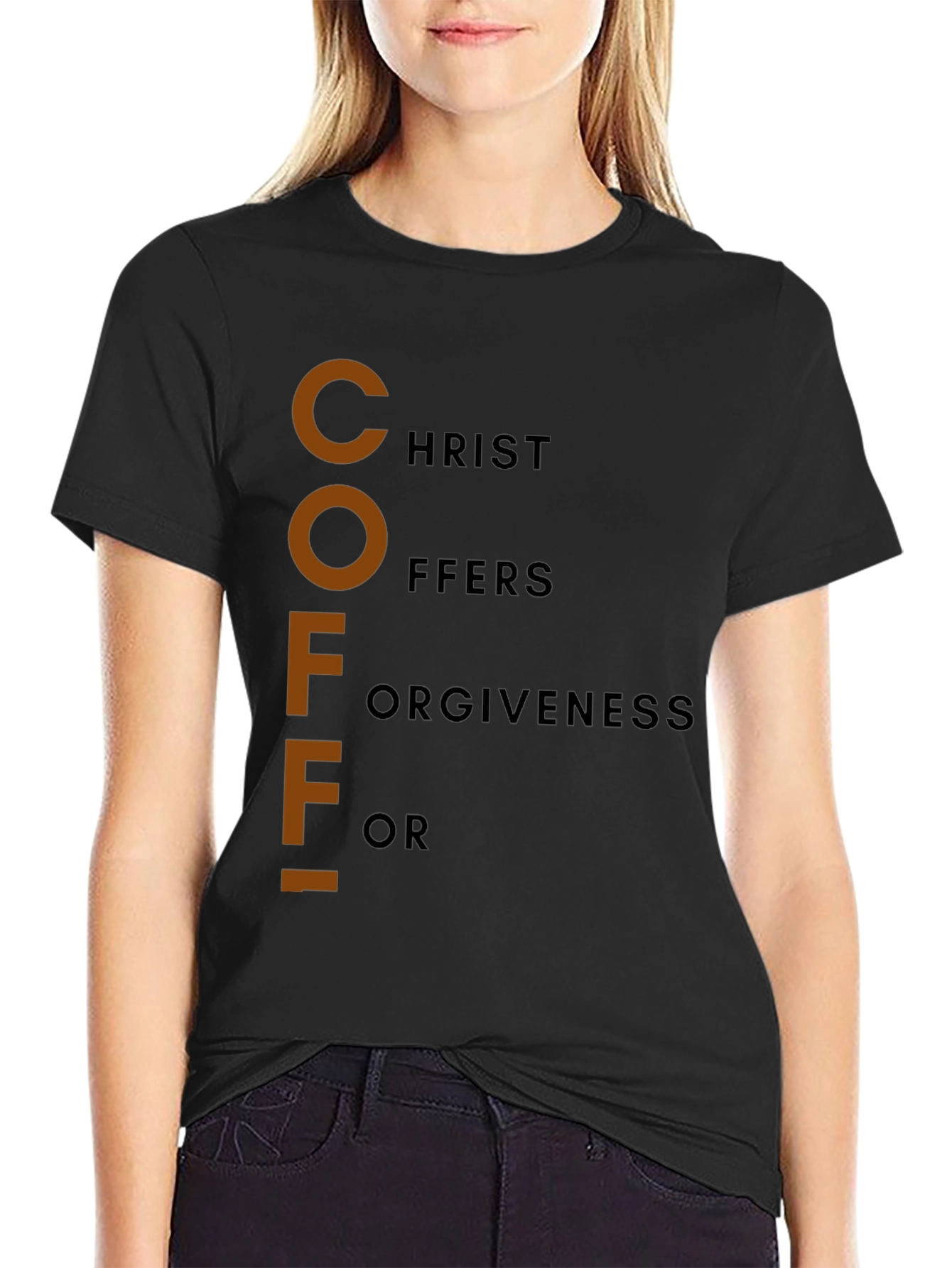 Christ Offers Forgiveness T-Shirt - Christian Faith Tee