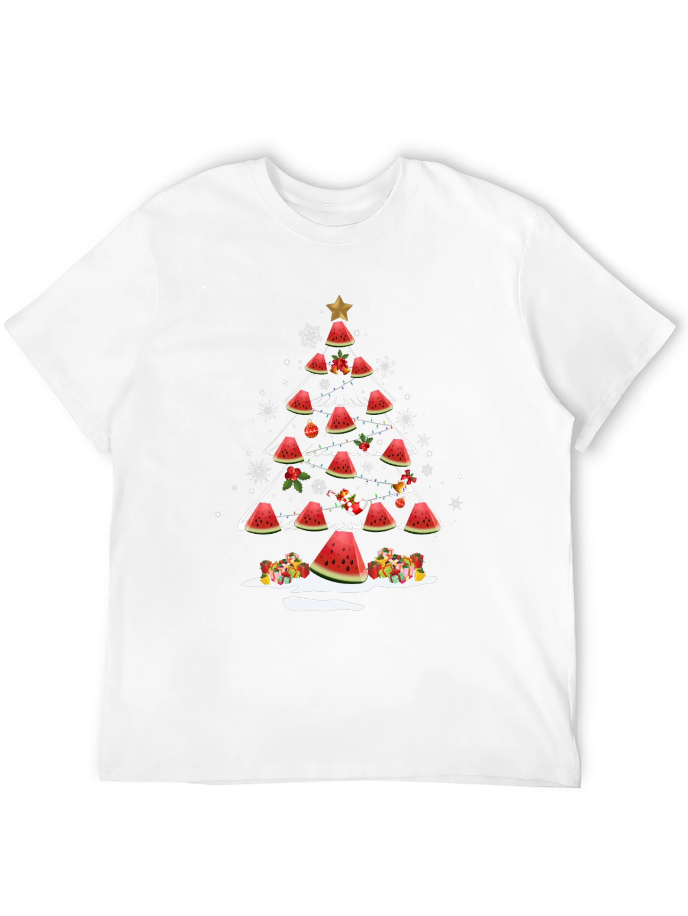 Watermelon Christmas Tree T-Shirt
