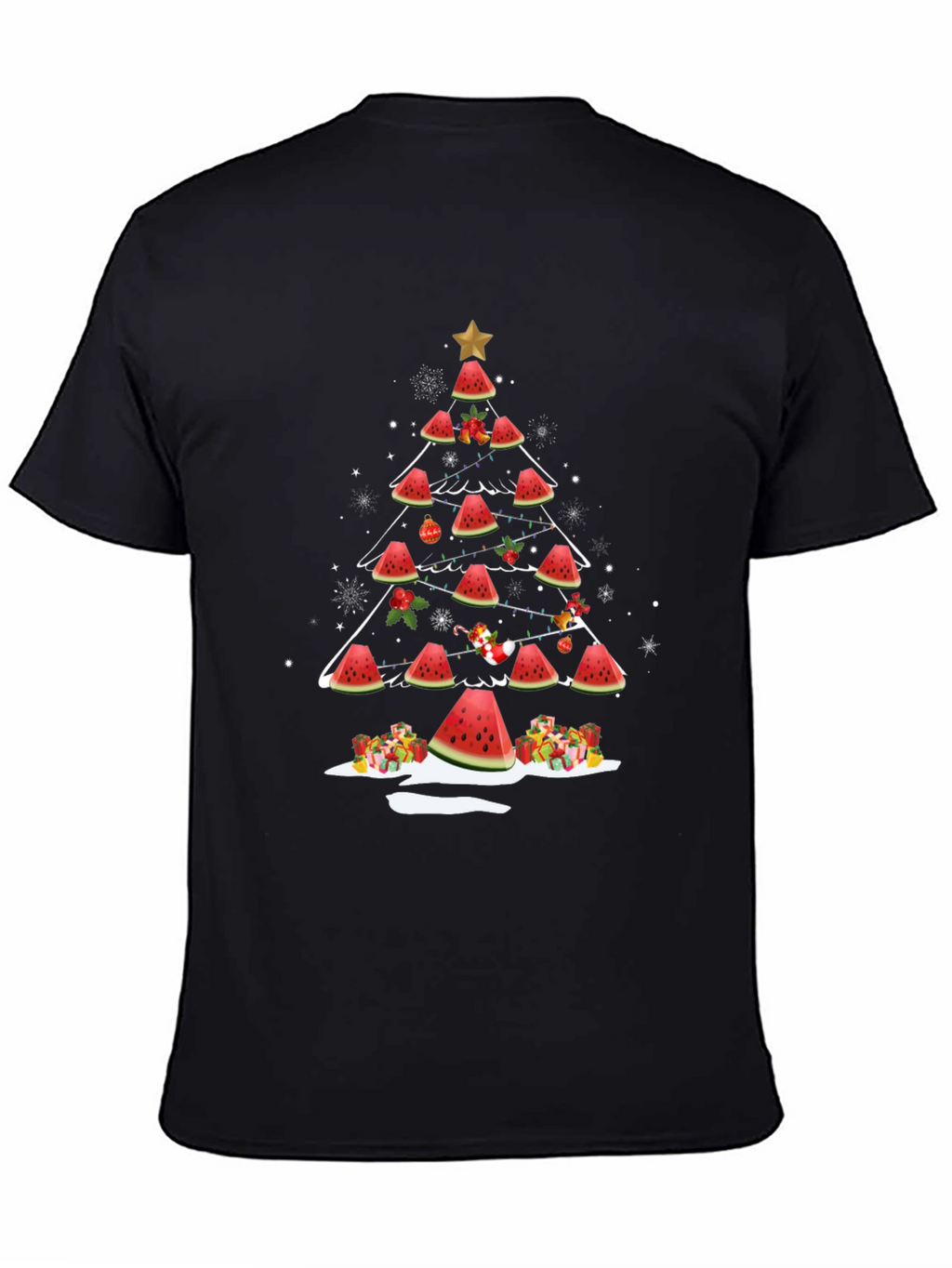 Watermelon Christmas Tree T-Shirt