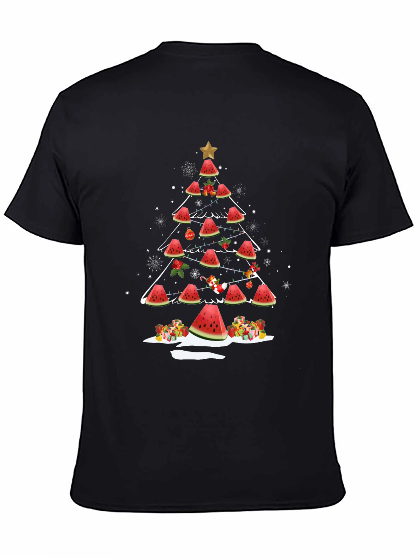 Watermelon Christmas Tree T-Shirt