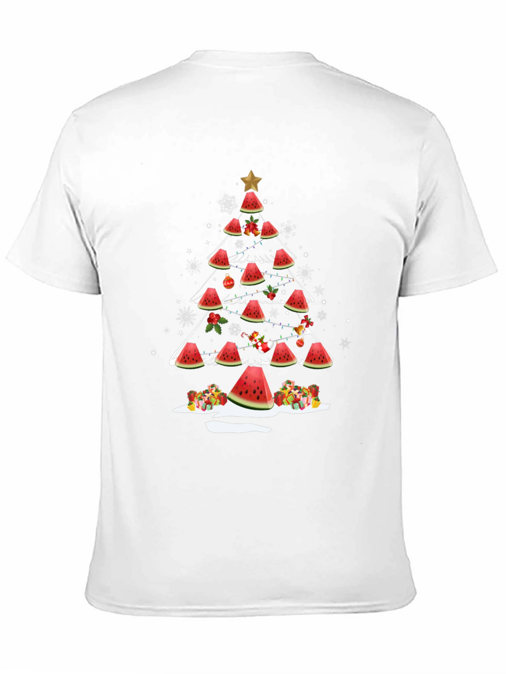 Watermelon Christmas Tree T-Shirt