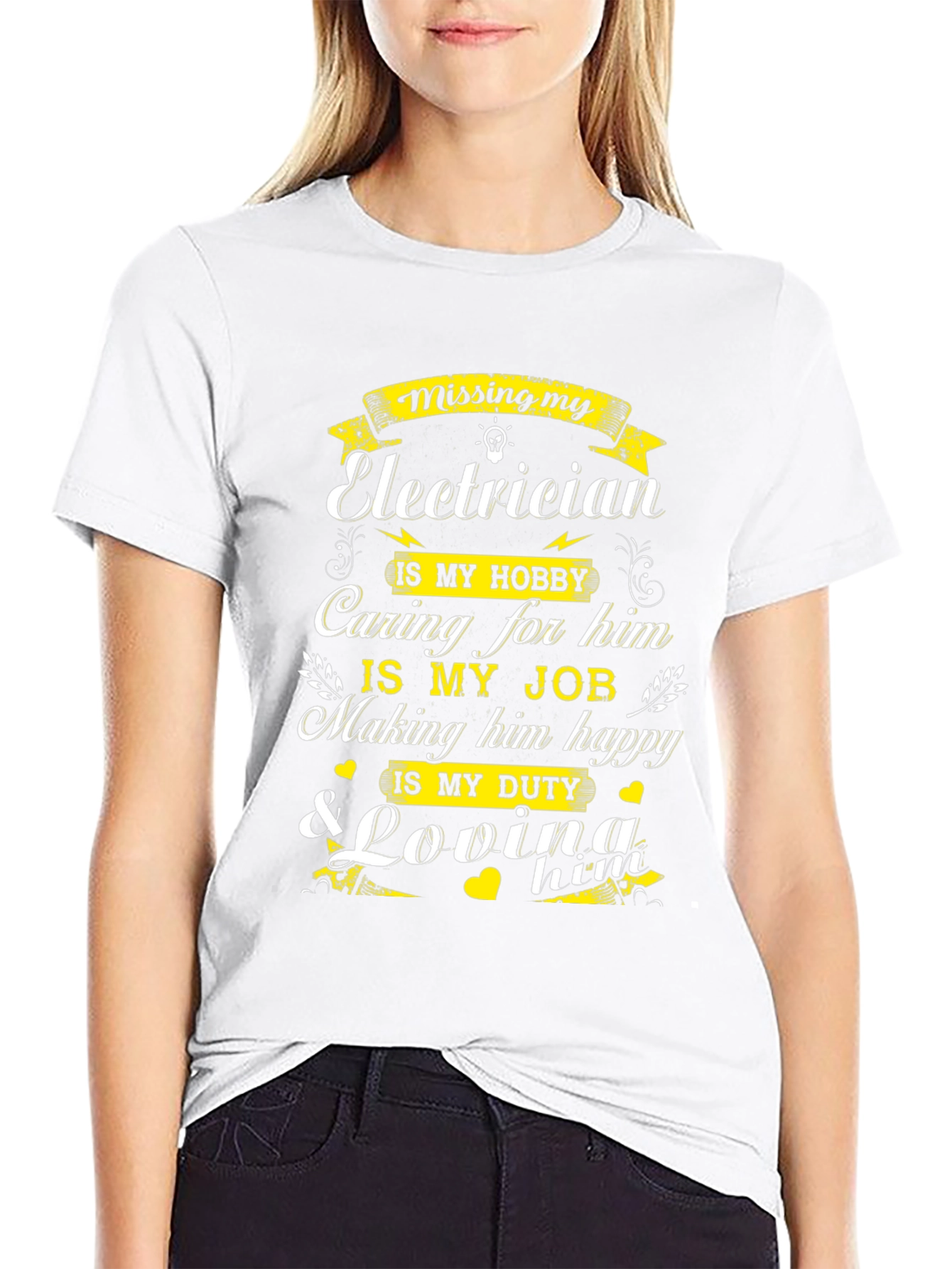 Missing My Electrician Graphic T-Shirt
