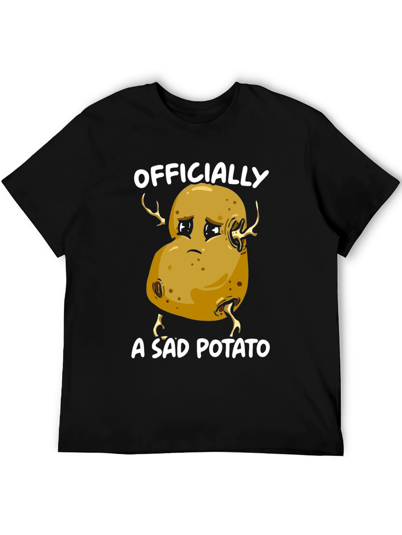 Sad Potato Graphic T-Shirt - Funny Unisex Tee