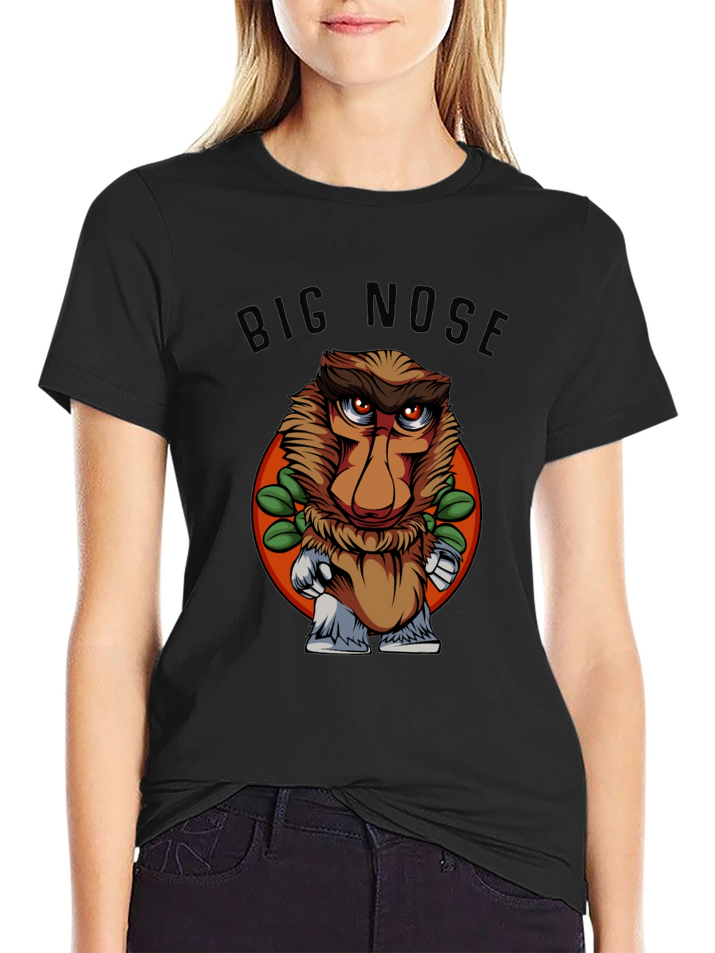 Big Nose Proboscis Monkey Graphic T-Shirt