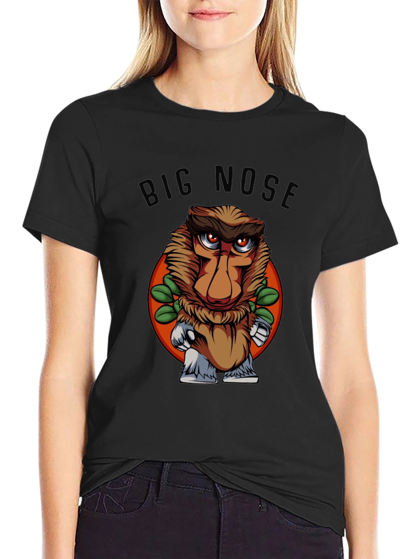 Big Nose Proboscis Monkey Graphic T-Shirt