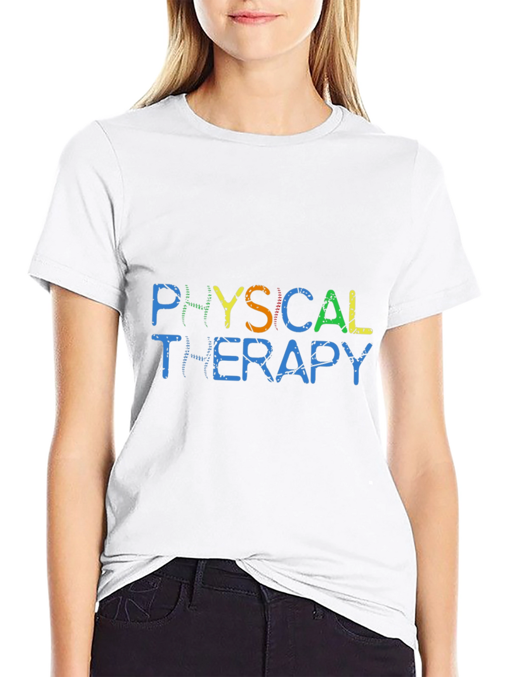 Physical Therapy Graphic T-Shirt - Black Cotton Tee