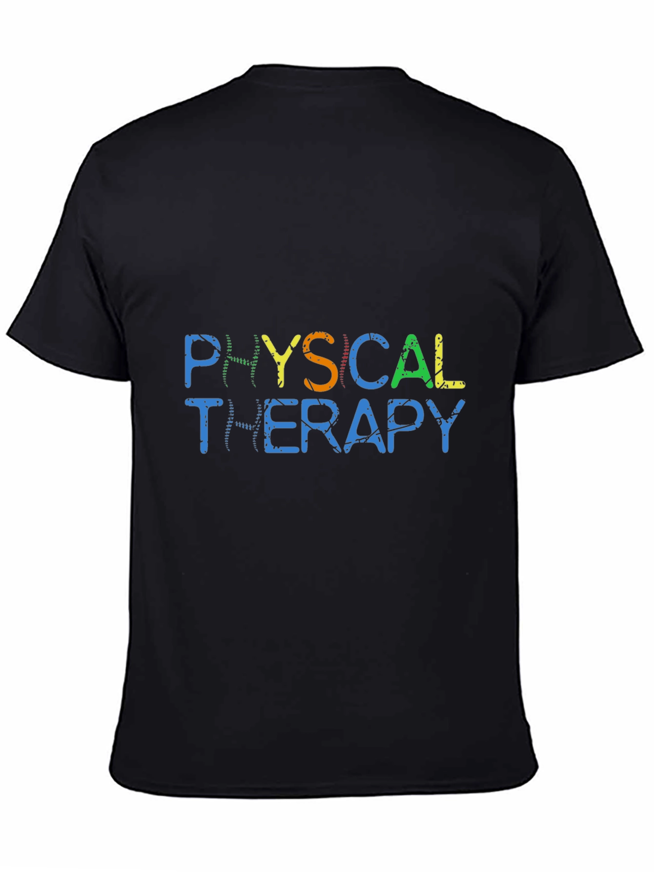 Physical Therapy Graphic T-Shirt - Black Cotton Tee