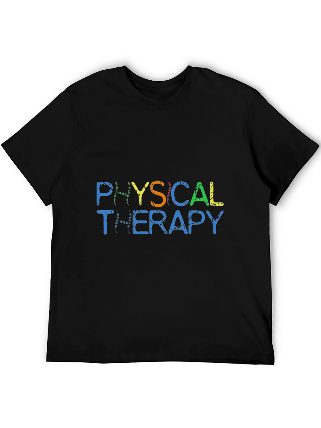 Physical Therapy Graphic T-Shirt - Black Cotton Tee