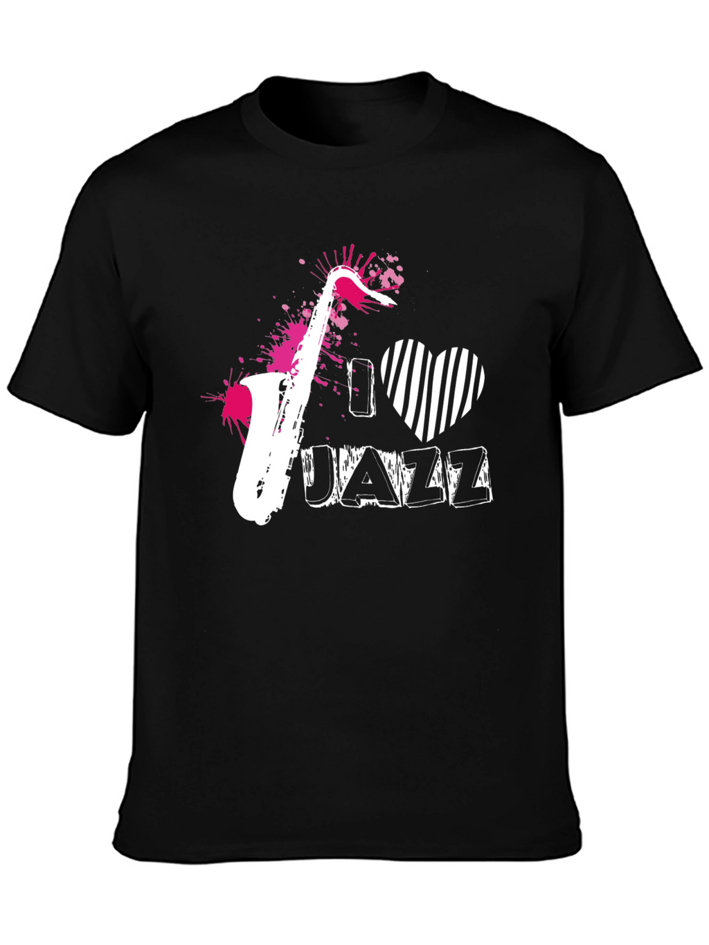 I Love Jazz Graphic Tee - Cool Musician T-Shirt