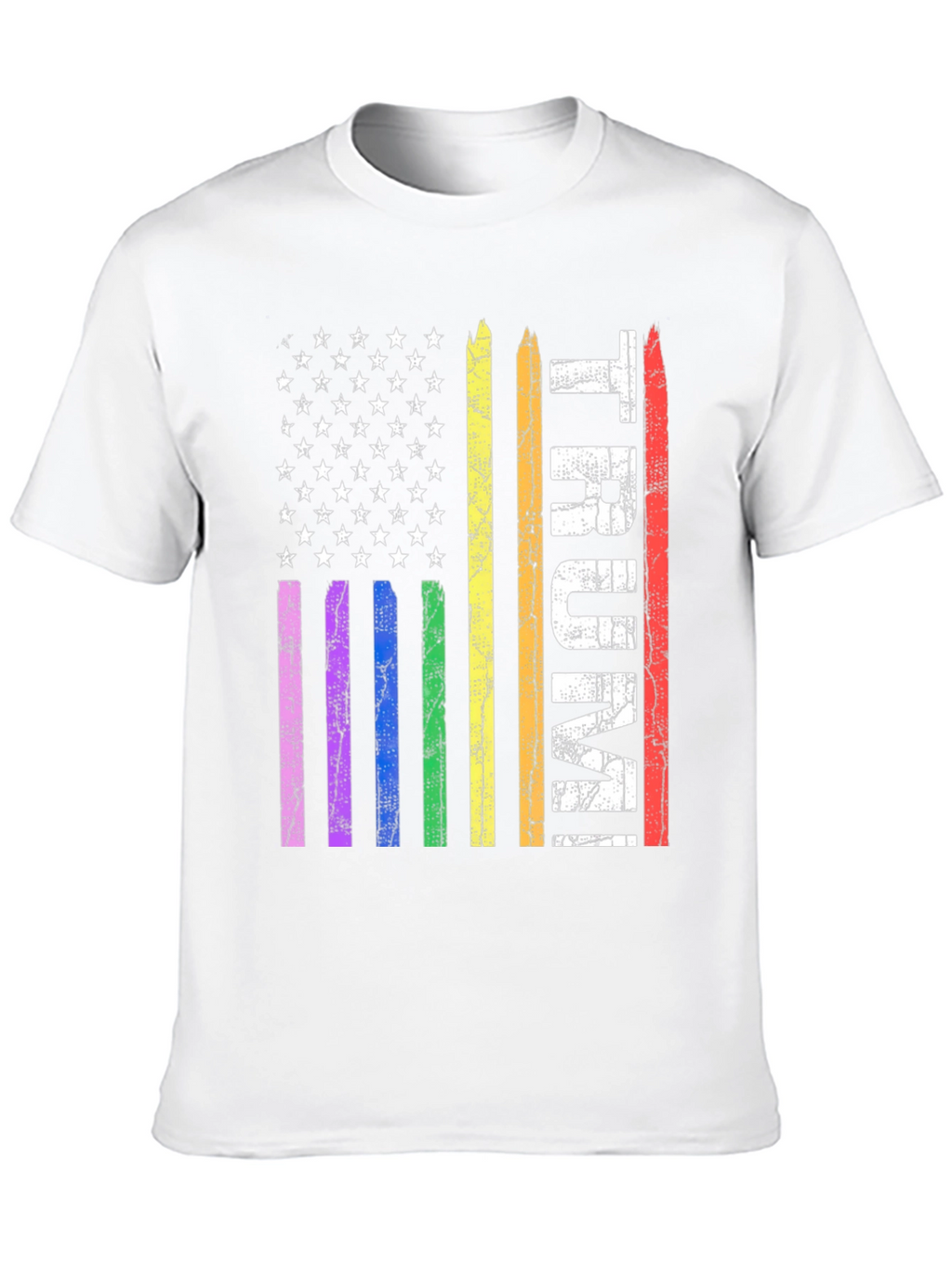Patriotic LGBT Pride TRUMP Graphic T-Shirt