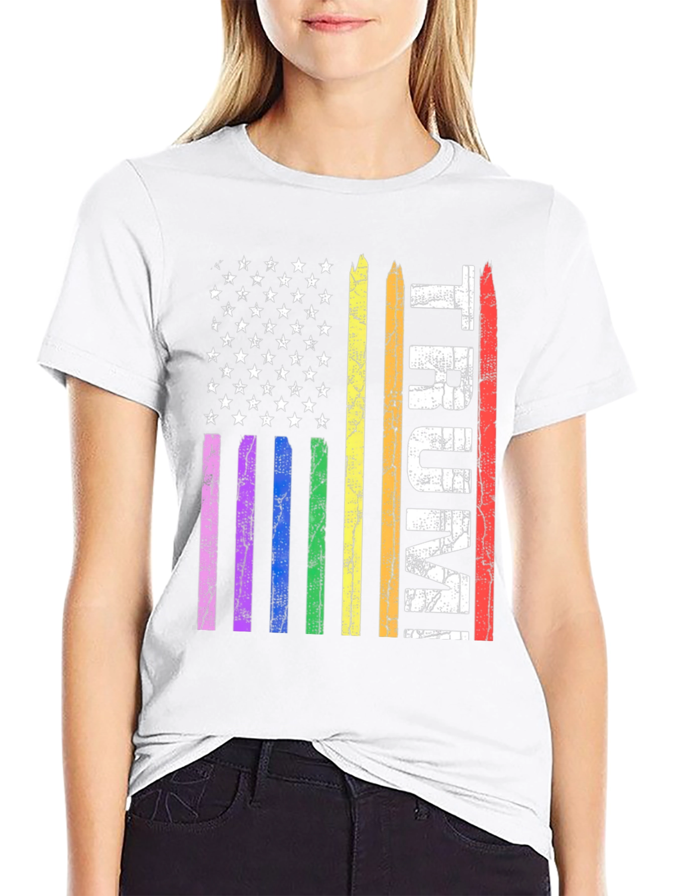Patriotic LGBT Pride TRUMP Graphic T-Shirt