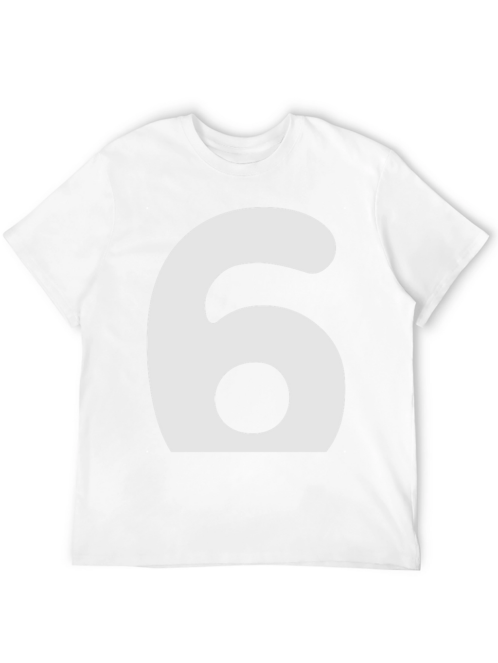 Mens Number 6 Graphic T-Shirt - Black