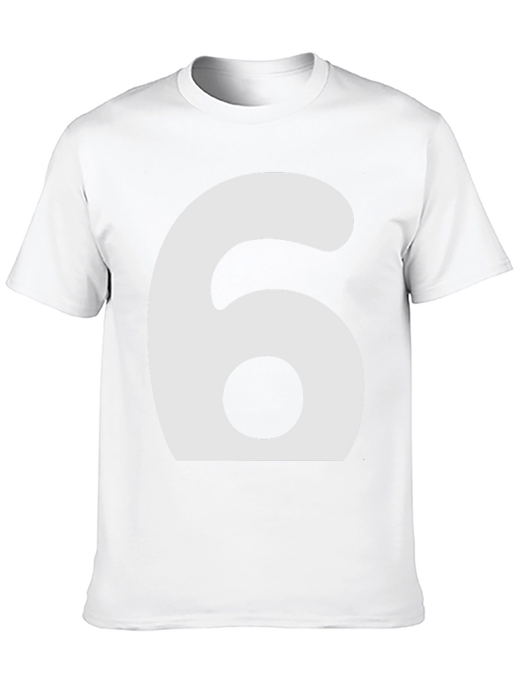 Mens Number 6 Graphic T-Shirt - Black