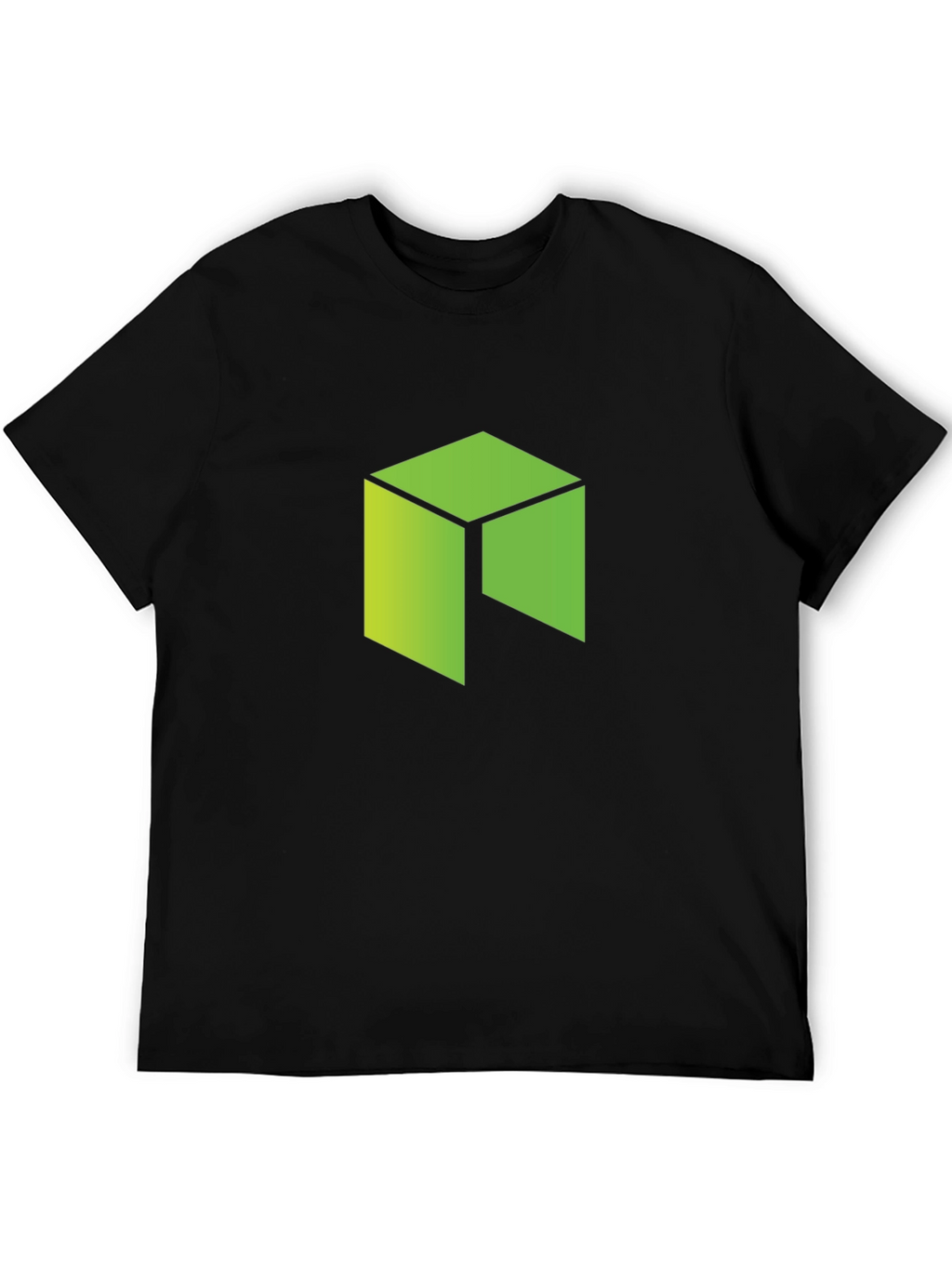 Geometric Graphic Print Black T-Shirt