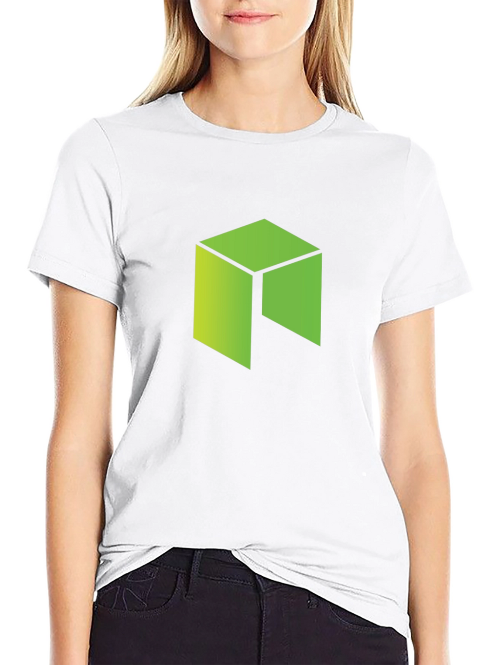 Geometric Graphic Print Black T-Shirt