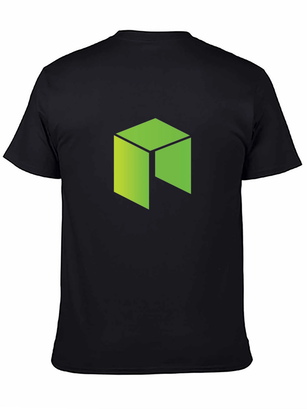 Geometric Graphic Print Black T-Shirt