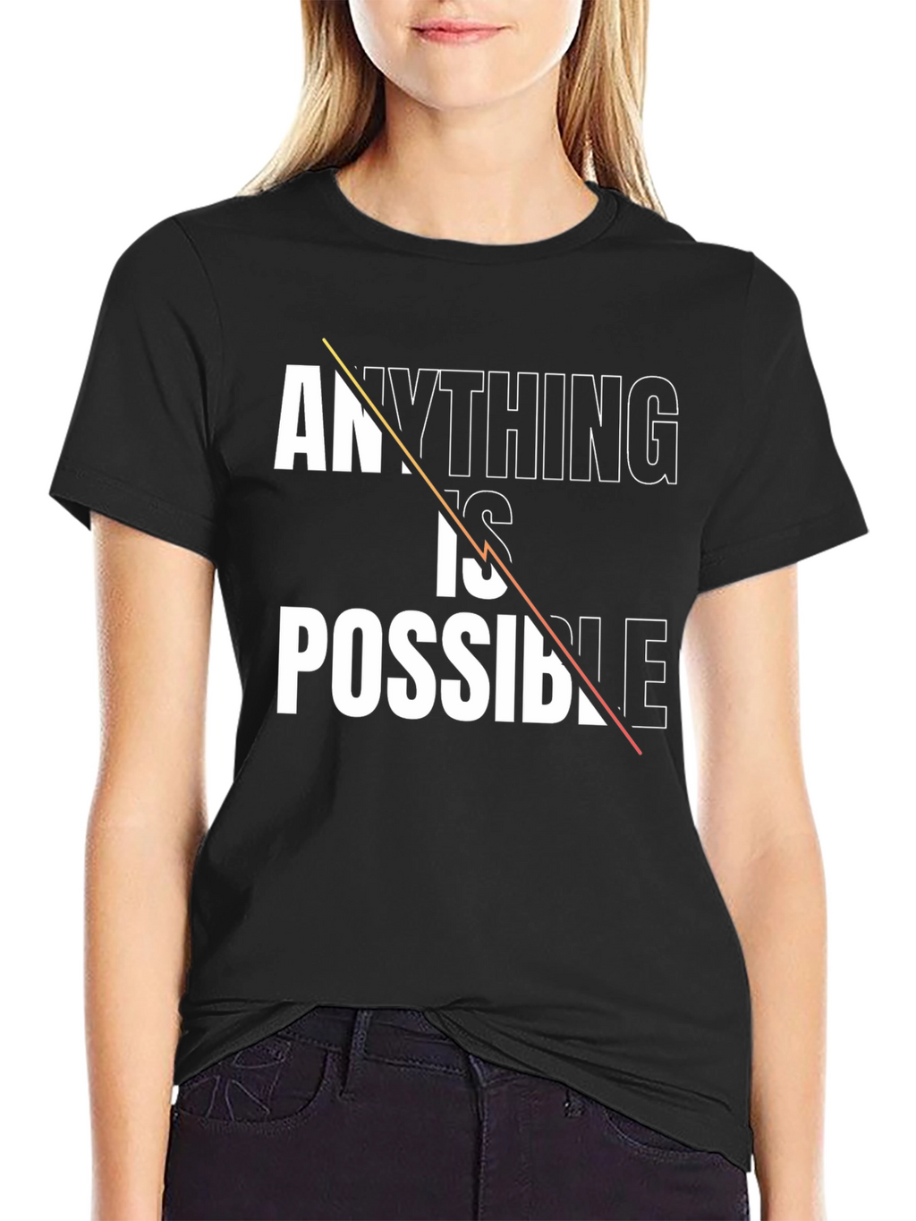 Anything Is Possible Graphic T-Shirt - Motivational Design