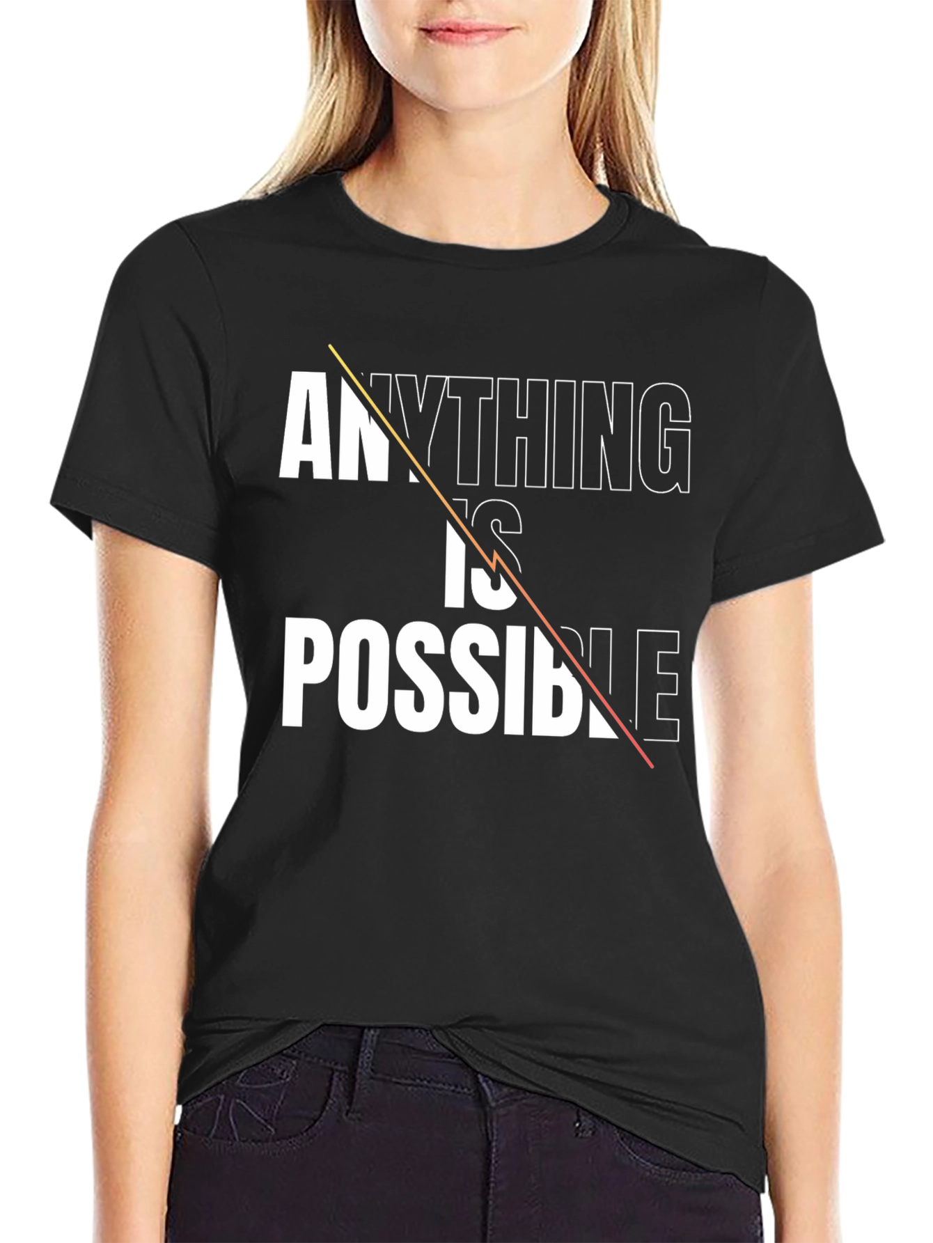 Anything Is Possible Graphic T-Shirt - Motivational Design