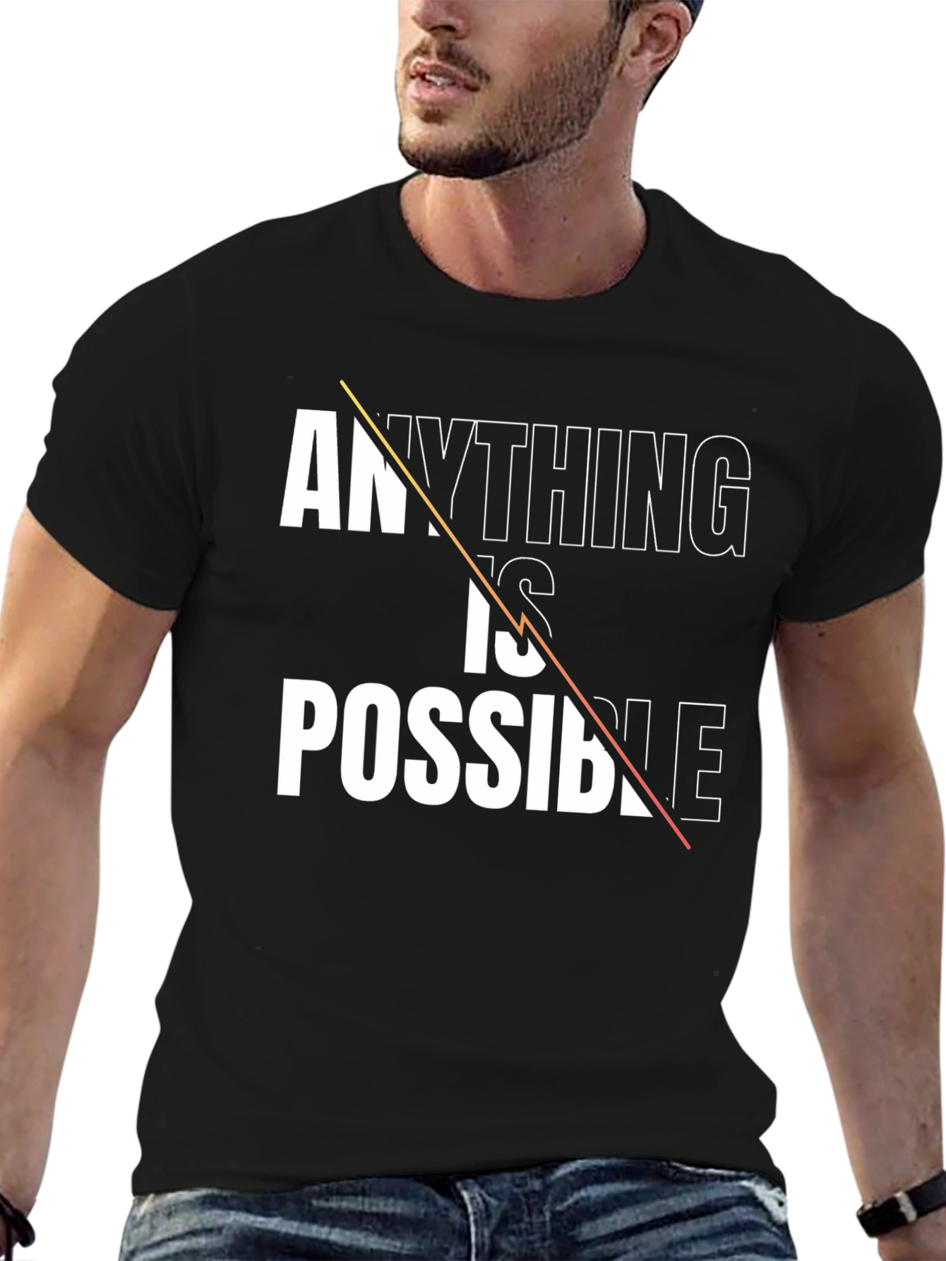 Anything Is Possible Graphic T-Shirt - Motivational Design