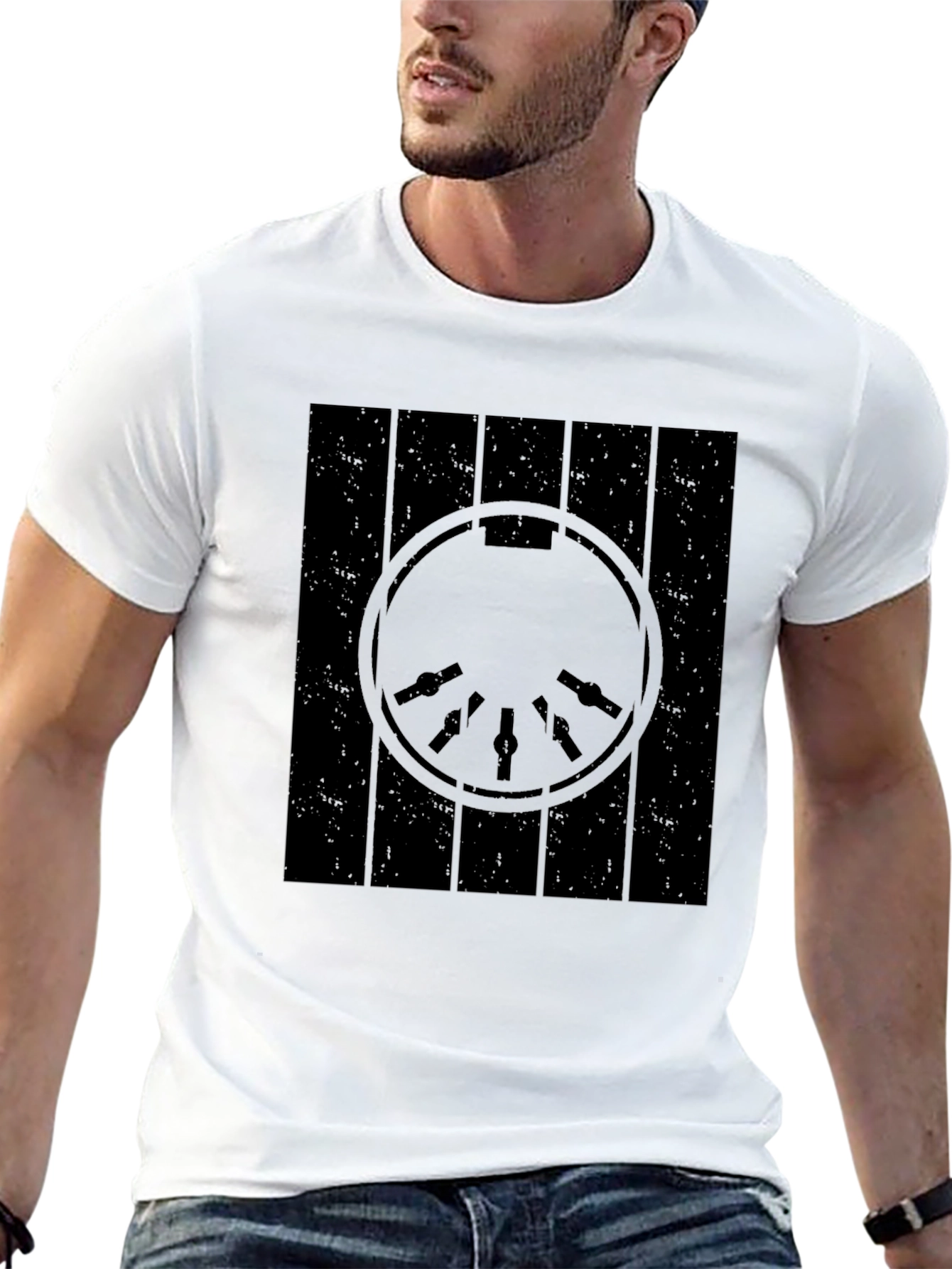 Millennium Falcon Blueprint Black T-Shirt