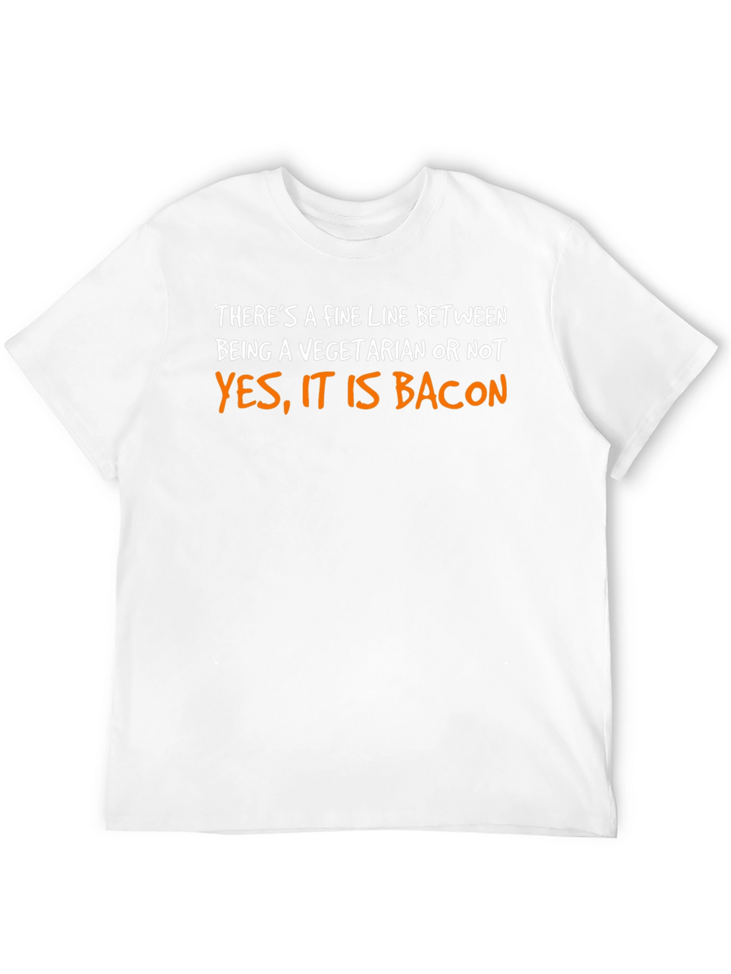 Bacon Lover T-Shirt Vegetarian Funny Saying