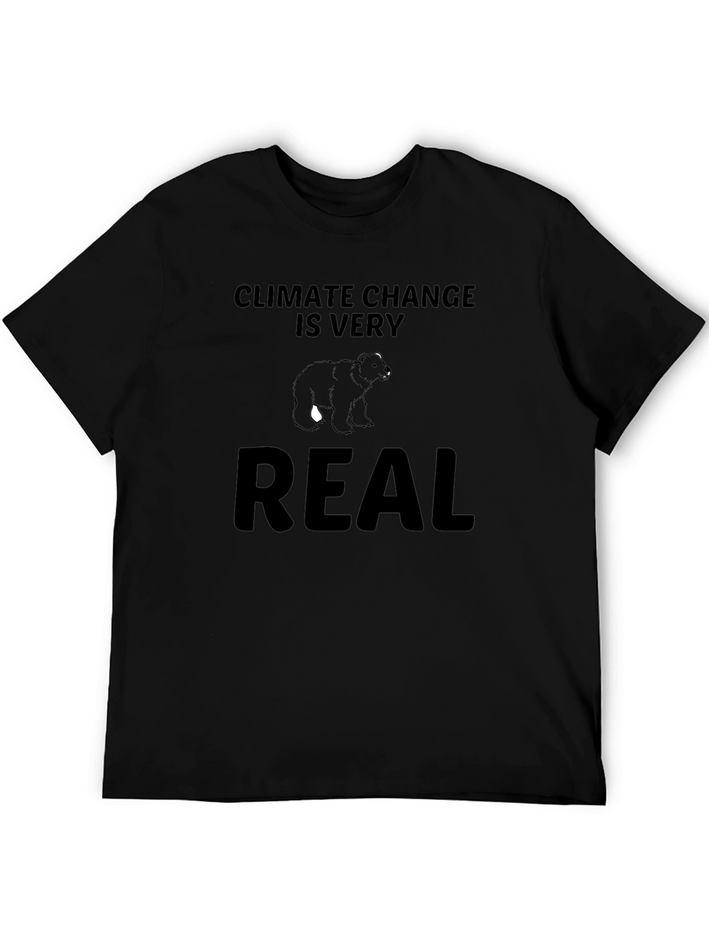Climate Change Bear Graphic T-Shirt