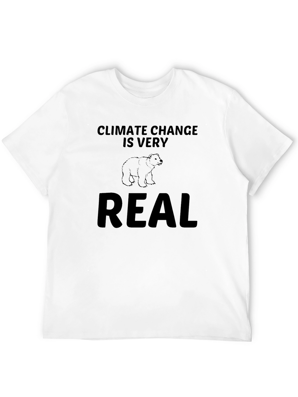 Climate Change Bear Graphic T-Shirt