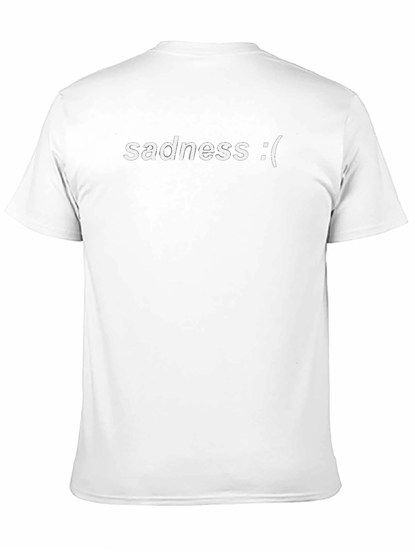 Sadness Graphic Tee - Black Unisex T-Shirt