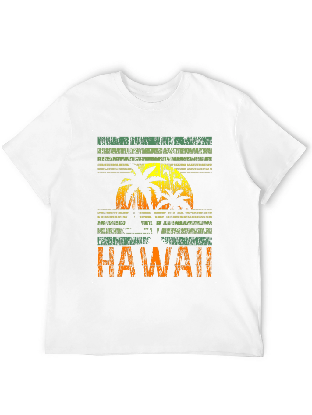 Hawaii Sunset Graphic Tee - Tropical Island Vibes