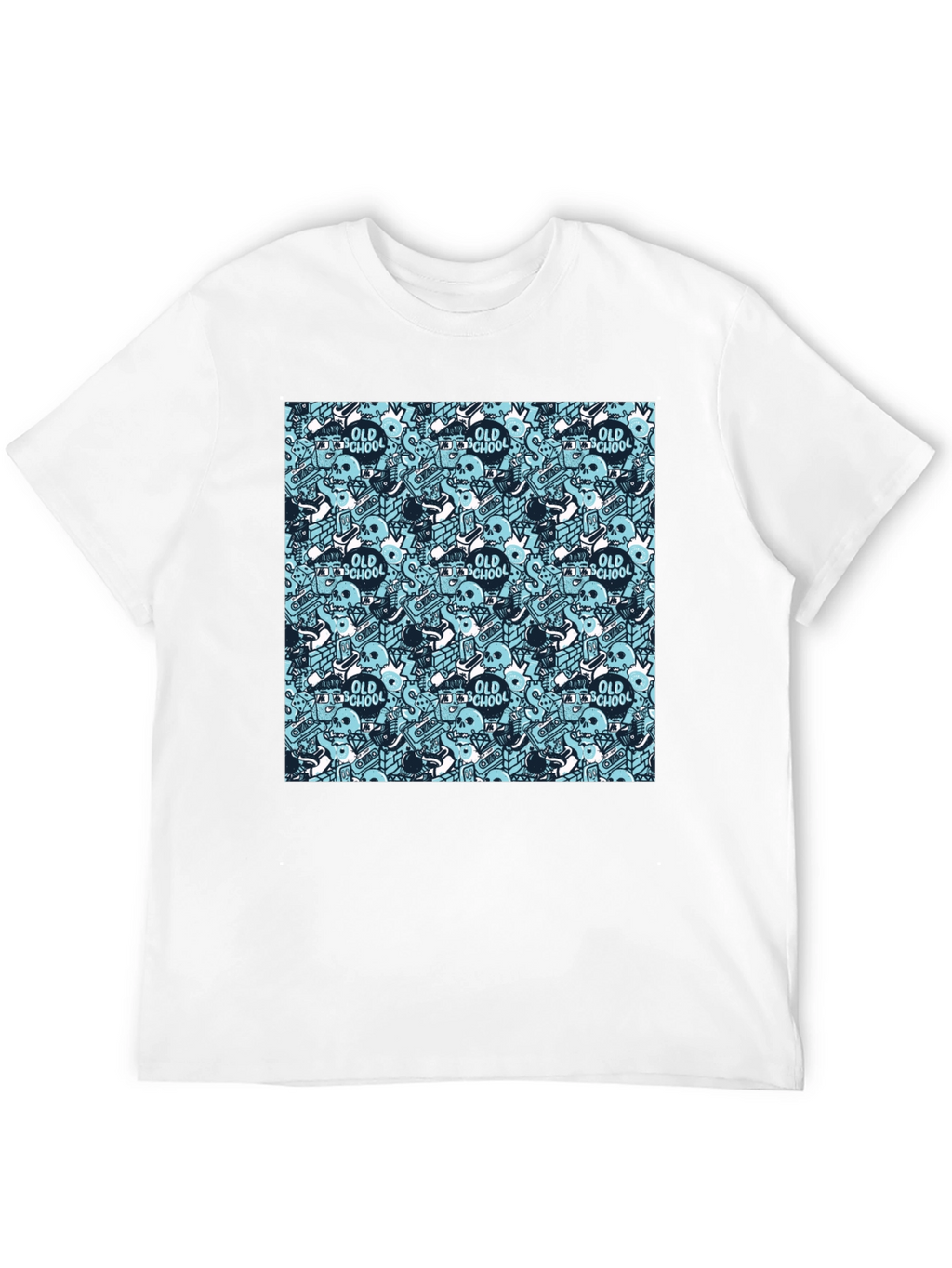 Old School Graphic Print T-Shirt