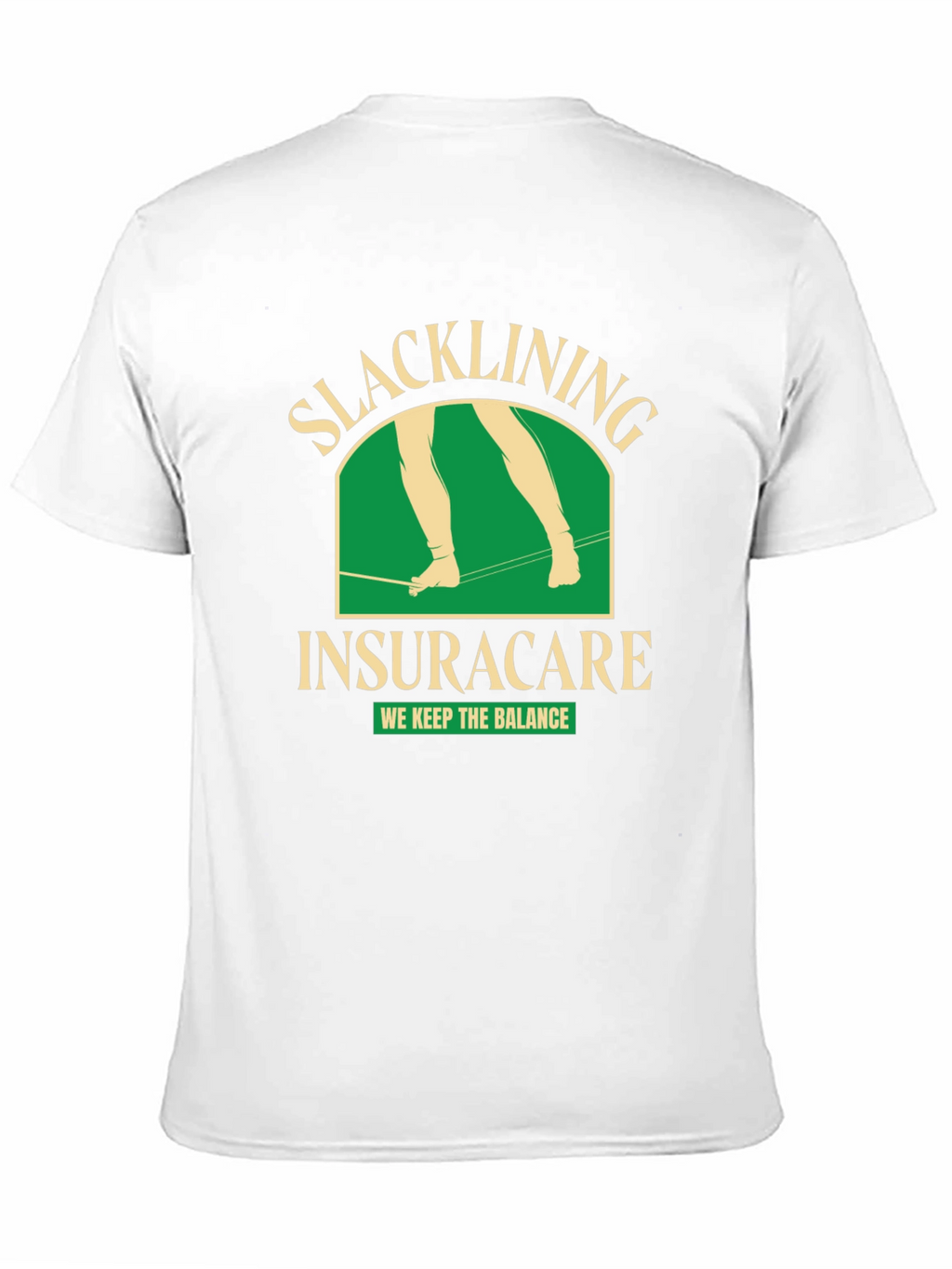 Slacklining Insuracare T-Shirt - We Keep The Balance!