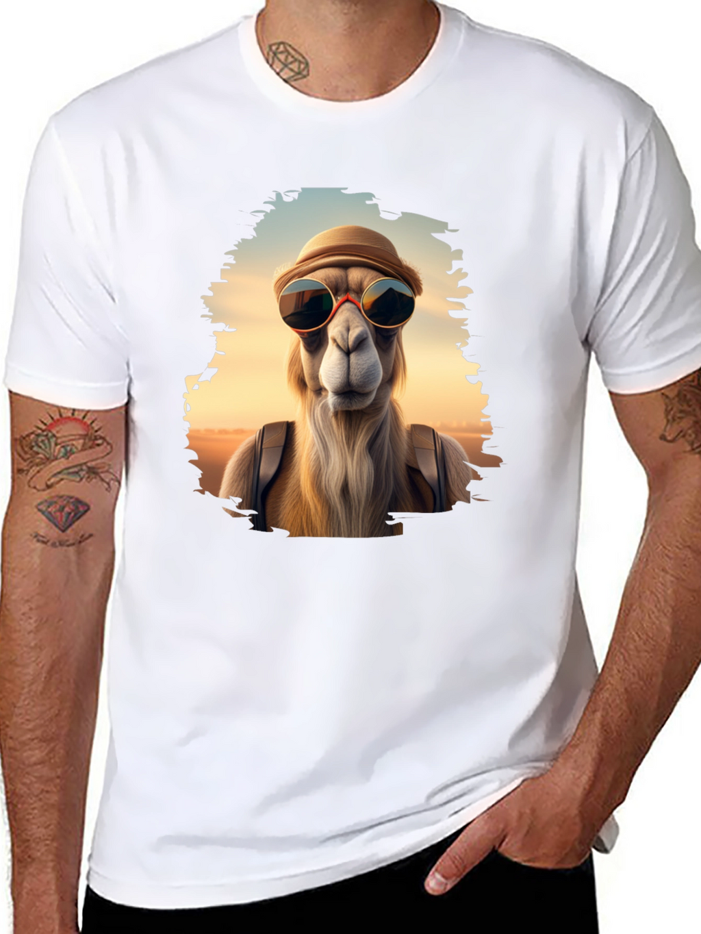 Cool Camel T-Shirt - Stylish Graphic Tee
