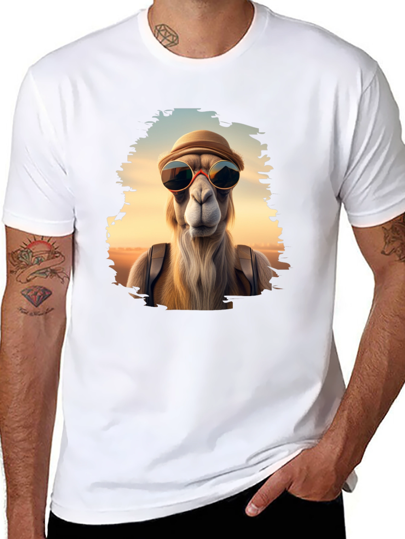 Cool Camel T-Shirt - Stylish Graphic Tee