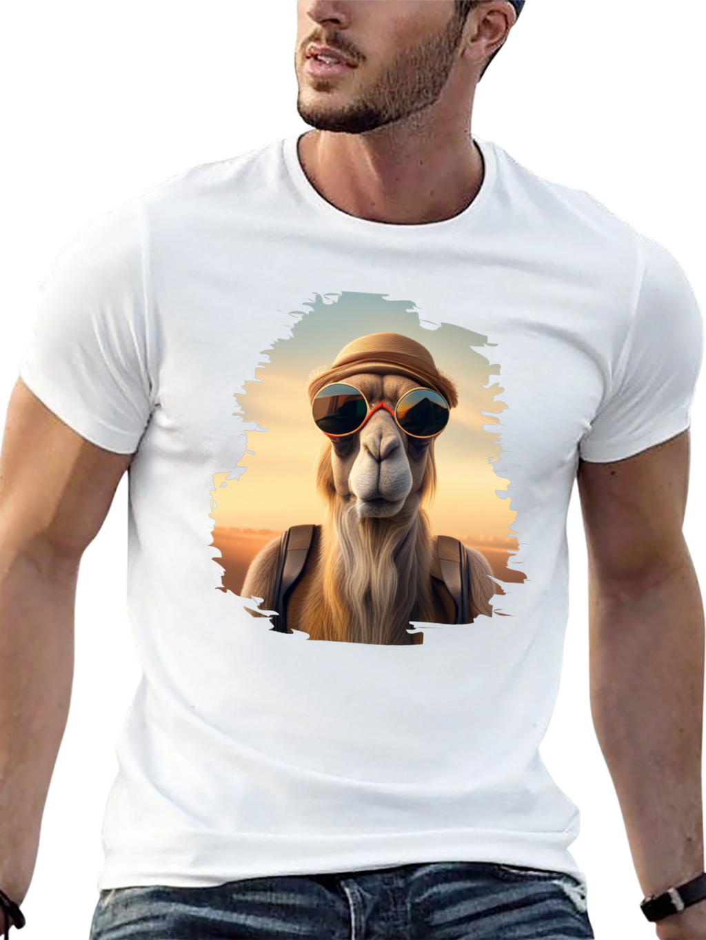 Cool Camel T-Shirt - Stylish Graphic Tee