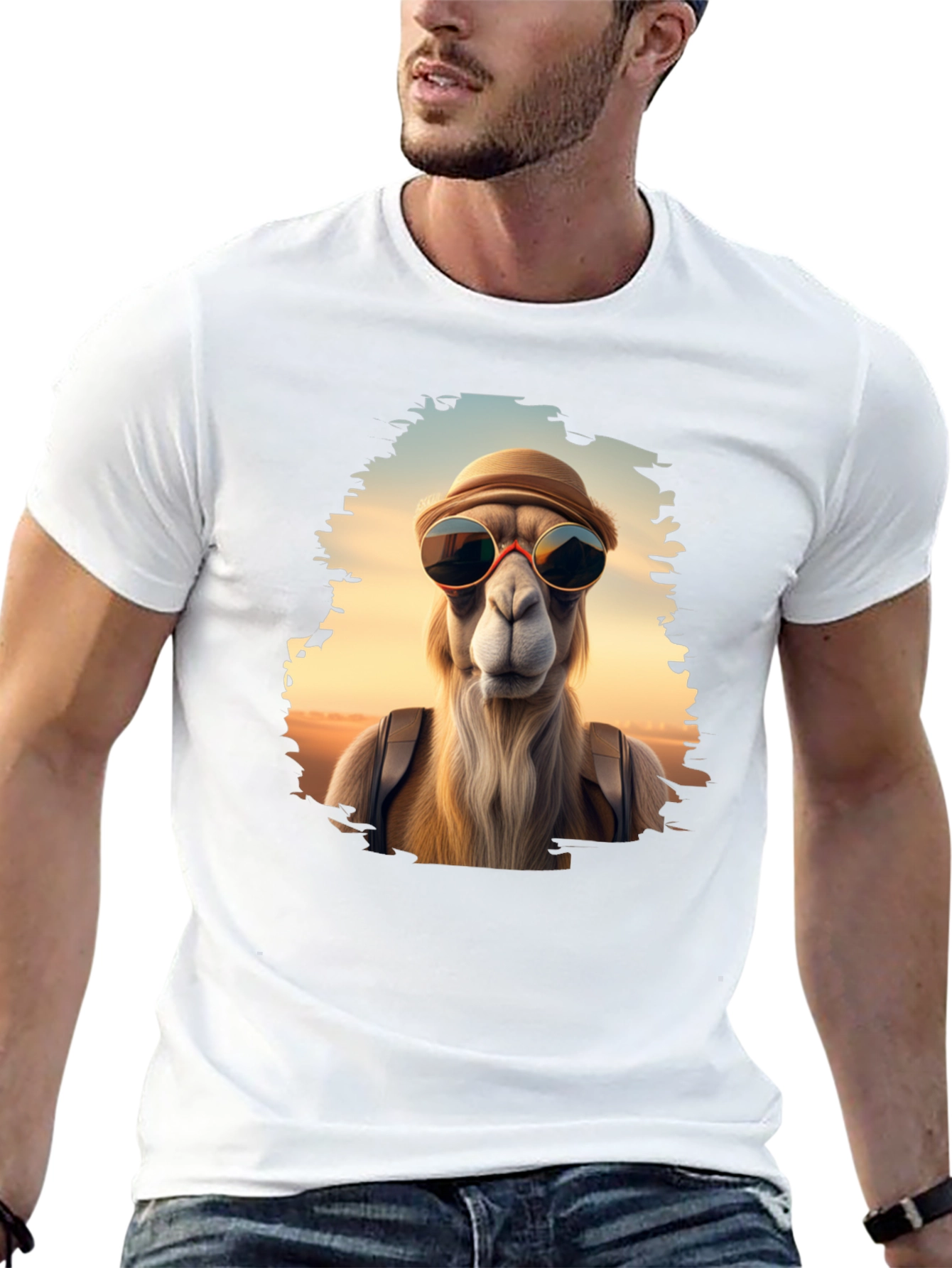 Cool Camel T-Shirt - Stylish Graphic Tee